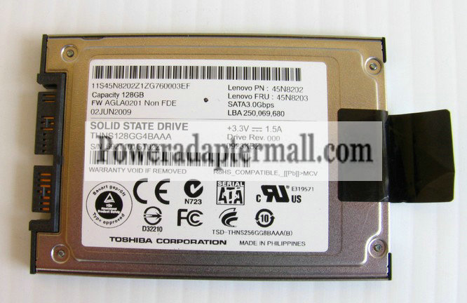 Lenovo 45N8202 Toshiba THNS128GG4BAAA 128 GB Internal SSD 1.8"